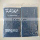 Pouched Plastic Raincoat Rain Poncho With Hood thumbnail-4
