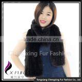 CX-S-75B Fashion Girl's Fur Scarf Cheap Rex Rabbit Fur Scarf thumbnail-1