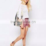 MGOO Chunky Sweater With V Back Design Spring-Summer Fashion Cashmere Sweaters Loose Cozy Oversized Sweater Open thumbnail-5