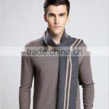 Fashionable Design Top Men's 100% Wool Knit Winter Soft Scarf thumbnail-2