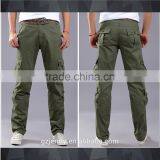 Wholesale Men Leisure High Quality Trousers With Side Pocket Workwear Style Cargo Pants thumbnail-2