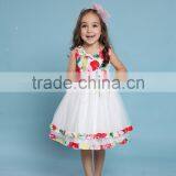 High Quality Cotton Lining Tulle Layered Flower Girl Dress thumbnail-6