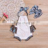 S33621W Baby Girl Rompers National Style Flower Infant Romper Summer Cotton Girl Jumpsuit thumbnail-2