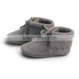 Wholesale Genuine Leather Warm Fancy Baby Boots thumbnail-5