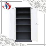 Steel Office Furniture 2 Glass Swing Doors Filing Storage Cabinet With Lock thumbnail-4
