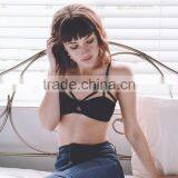 Runwaylover 5519 Sexy Ladies Tie Hollow Out Bralette thumbnail-2