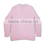 China Manufature 2015 Fitness Own Design Cardigan Pink Sweater thumbnail-6