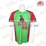 SUNWIN Dri Fit 100% Polyester Sublimated Blank Custom Softball / Baseball Jersey thumbnail-2