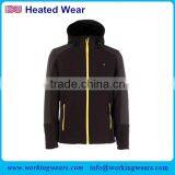 Wholesale Custom Winter Waterproof Breathable Heated Softshell Jacket thumbnail-1