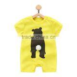 Wholesale Baby Cotton Rompers Cute Printed Short Sleeve Baby Onesie thumbnail-3