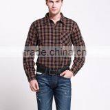 Western Winter Warm Men Plaid Shirt for Cheap Price Customsing thumbnail-4