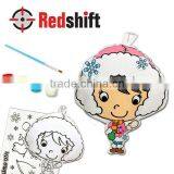 Color Your Culture Doll Charm Make Your Own Doll Diy Toy Coloring Kit thumbnail-2