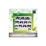 Black Flower 3D or 2D Art New French Nail Sticker, Nail Tip Decals thumbnail-1