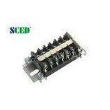 High Current Power Terminal Blocks , 20A Rail Mounted Terminal Blocks Pitch 9.50mm