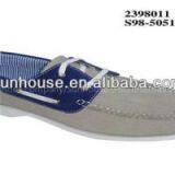 Cow Suede Men Boat Shoes thumbnail-1