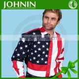 China Made Wholesale Custom Design American Flag T-Shirt