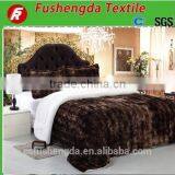 China Factory Custom 2 Layer Polar Fleece Animal Printed Sherpa Fleece Blanket