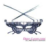 Wholesale Women Black Lace Crochet Butterfly Party Masquerade Masks thumbnail-4