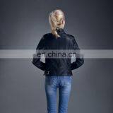 2017 New Style Women Spring Fashion Slim Zipper PU Leather Jacket thumbnail-4