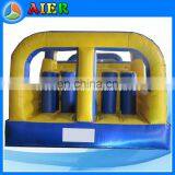 PVC inflatable obstacle course inflatable yellow obstacle inflatable sport game