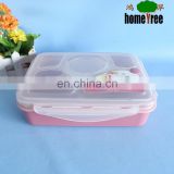 Plastic 5+1Sealed Lunch Box With Soup Box And Spoon