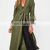 Hotsales Nice Army Green Fashion Pant Design Coat for Ladies Long Style Coats Parka thumbnail-5