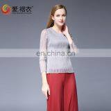 Popular Indian Women Casual Pants Wide Leg Trousers With Elastic Band thumbnail-6