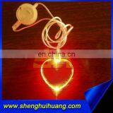 Flashing Pendant LED Light up Colorful Necklace