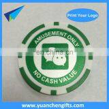 Custom Printing Poker Chip Golf Ball Marker With Your Logo thumbnail-3