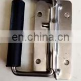 LS504 S304 Bright chrome-plating steel industrial door handles lock