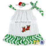 Wholesale Smocked Clothing Red Christmas Tree Fancy Dress Pillowcase Dresses For Toddler Dresses thumbnail-4