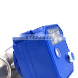 2 Way 3 Way Brass or Stainless Steel Electric Motor Mini Ball Valve with manual override