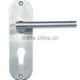 LP170-1:Solid Casting Stainless Steel Door Handle With Plate