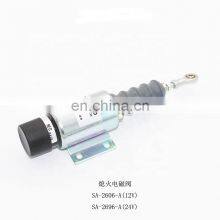 SA-2606-A SA-2696-A Excavator Solenoid Valve for Electric Parts Shut Off /stop Solenoid Valve 12V 24V thumbnail-5