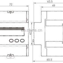 Low Cost 4 Din 90x72mm Rail Mounted Single Phase Smart Kwh Energy Meter thumbnail-5