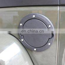 New Style Black Tank Cover for Jeep Wrangler JK Tanks Cap Gas Cover With Logo for Jeep Wrangler 2007-2017 thumbnail-5