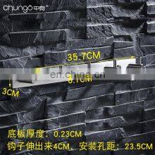 Stainless Steel Wall Mount Bathroom Accessories Double Sided Adhesive Robe Coat Clothing Towel Wall Hooks thumbnail-2