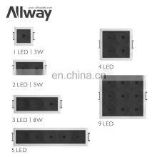 Energy Saving Indoor Recessed Aluminum Office Building Meeting Room 18W LED Linear Down Lamp thumbnail-2