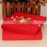 Arabic Pretty Product Two Swans Red Silk Wedding Box Invitation thumbnail-3