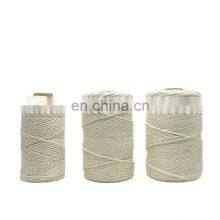 Factory Sale Various Widely Used Macrame Cord Cotton Ropes Colorful  Cotton,  100m/roll Twist