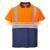 Polyester Hi Vis Workwear Shirt With Custom Logo High Visibility Yellow And Blue Safety Polo Shirt thumbnail-1