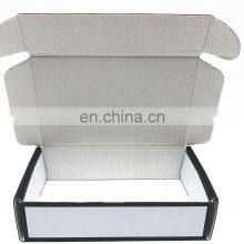 Китайский поставщик. Бесплатные образцы. Индивидуальная печать. Маленькие белые картонные транспортные коробки, посылочные гофрокартонные упаковки, коробки для отправки посылок thumbnail-1