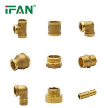 IFAN Factory Director Copper Plug Brass Pipe Fittings Plumbing Fitting Copper Yellow Color Female Thread Brass Plug