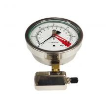 Capsule Pressure Gauge(CPG)-Over-voltage Protection Type Capsule Pressure Gauge Made in China thumbnail-1