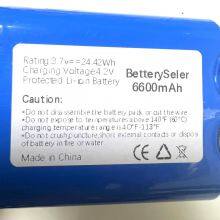18650 3.7v 6.6Ah 1S3P Li Ion Rechargeable Battery Pack With JST-PH2.0 Plug(24.42Wh/6.6A),for Simplehuman Sensor Makeup Mirror ST3026 BT1080 thumbnail-4