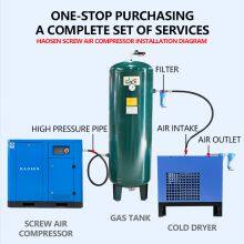 China Outstanding Low Pressure Industrial 11KW /15HP Screw Air Compressor thumbnail-3