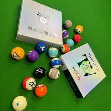 [Panasphere Billiards] Standard Crystal Balls for Black Eight, TV-Grade 16A Crystal Billiard Balls, Chinese-Style Billiards Balls thumbnail-1