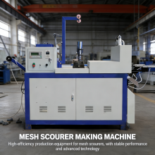 High Efficiency Mesh Scourer Making Machine Galvanize Wire Mesh Scourer Machine thumbnail-2