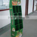 Cheap Custom Green Cardboard Display Stand for Tea thumbnail-3