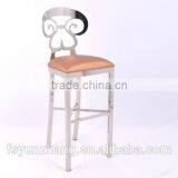 Fashion Bar Chair Carving Stainless Steel Furniture thumbnail-2